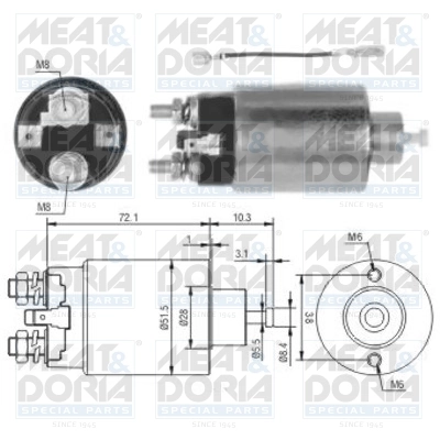 Solenoid Switch, starter